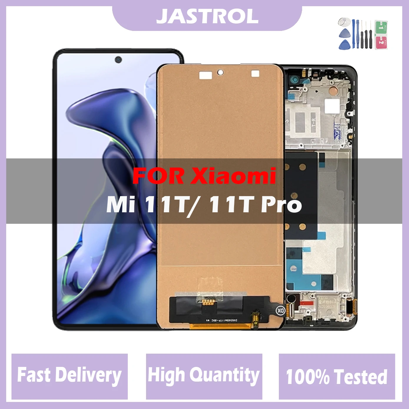 

Original NEW For Xiaomi Mi 11T 11T Pro 21081111RG 2107113SI Pantalla lcd Display Touch Panel Screen Digitizer Assembly Repair