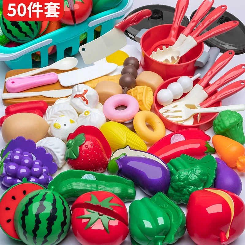Pretend Play Toys Kitchen Fruit Cutlery Toy Baby's Recognition Simulated Apple Color Children DIY Creative Gift