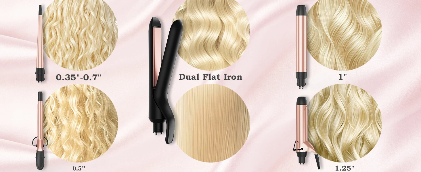curling iron set hair straightener flat iron