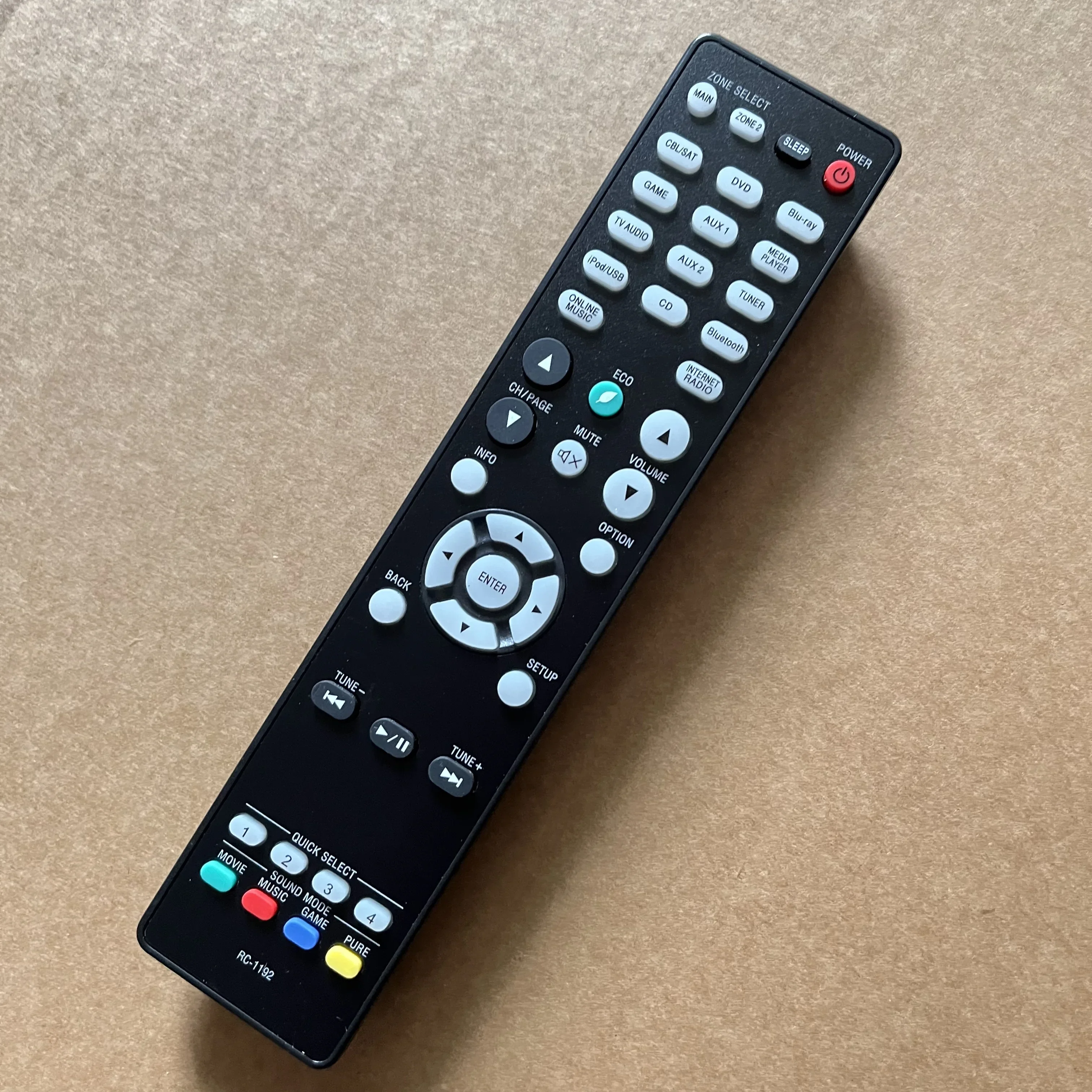 جديد التحكم عن بعد لدينون AV استقبال RC-1192 RC-1183 RC-1184 RC-1217 RC-1226 RC-1227 RC-1218 RC-1228 RC-1193 RC-1196 RC-1216