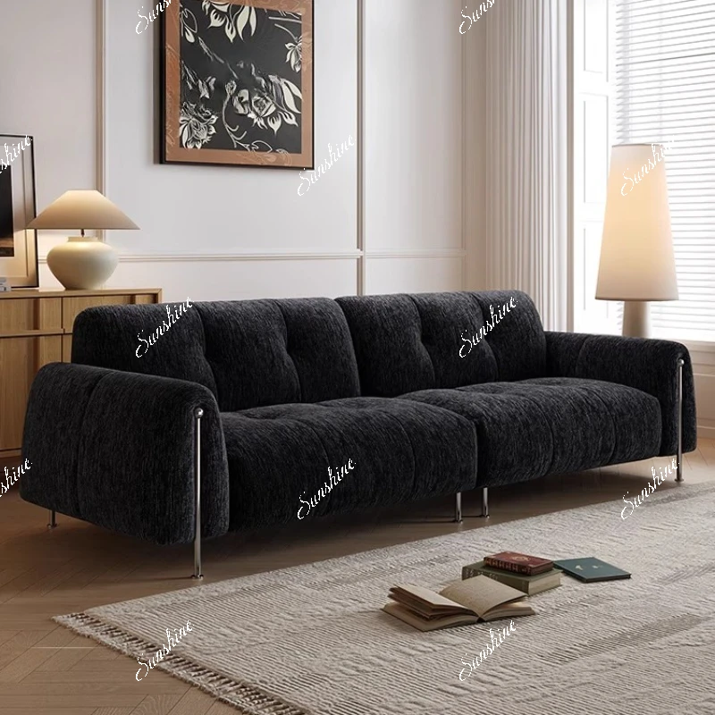 

Vintage chenille premium fabric sofa living room home