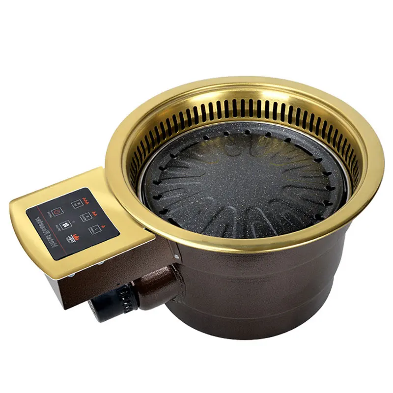 Wholesale Korean Restaurant Touch Control Barbecue Machine Electric Smokeless Bbq Grill