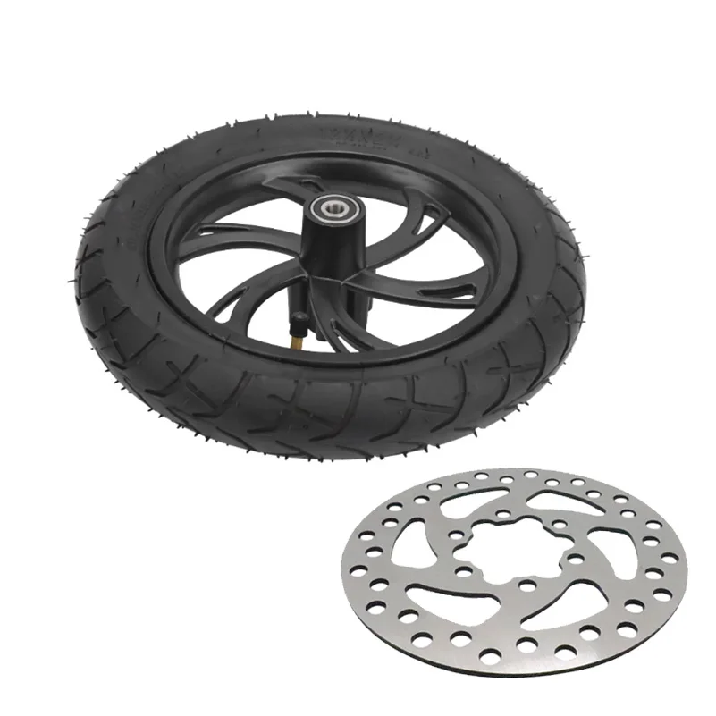 12 Inch 12 1/2X2 1/4 Wheel Tire & Inner Tube & Rim Set Fit for electric scooters E-bike folding bicycles Accessories