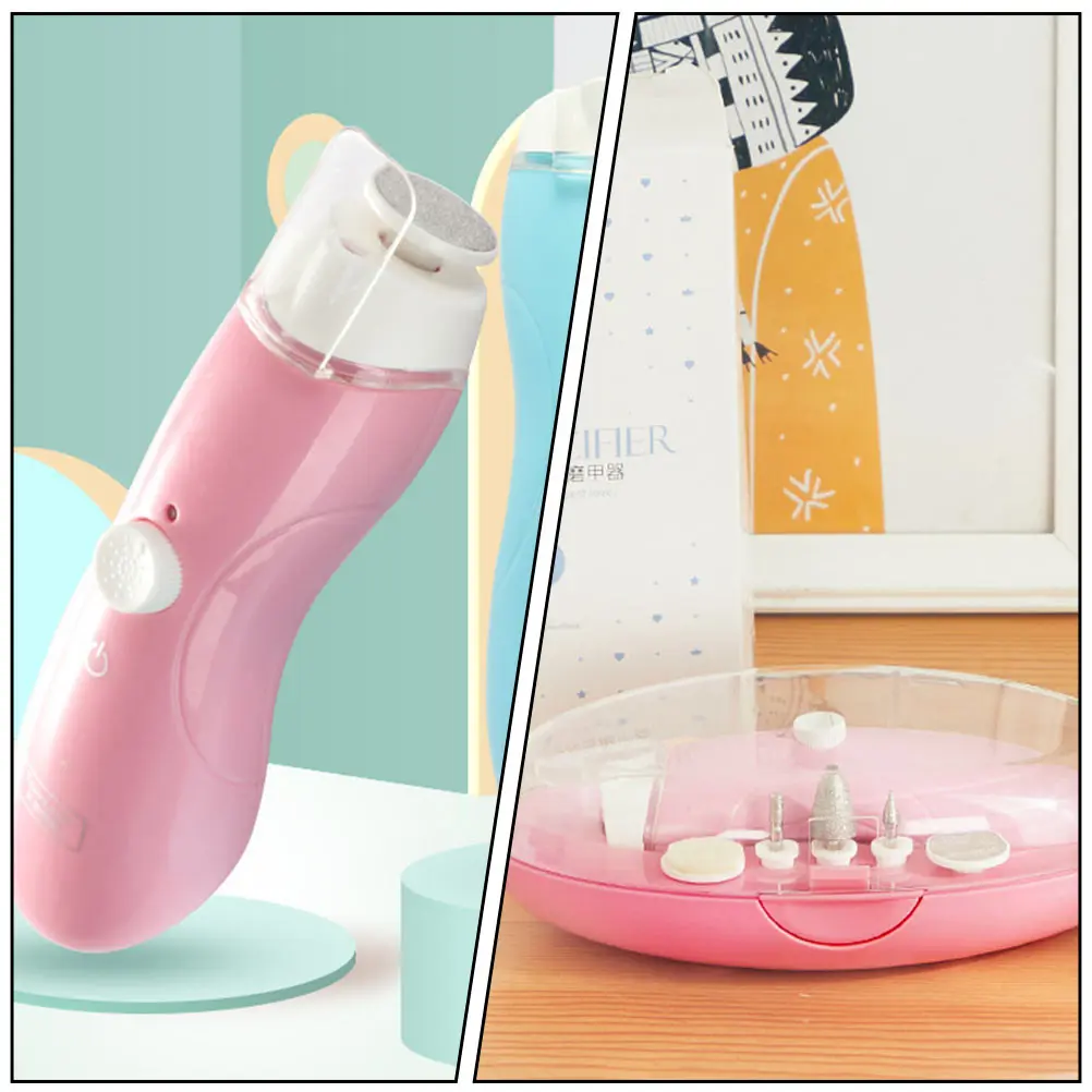 1 Juego de lima de uñas eléctrica profesional, juego de manicura portátil con carga USB para embellecer las uñas, Kit de herramientas de manicura eléctrica