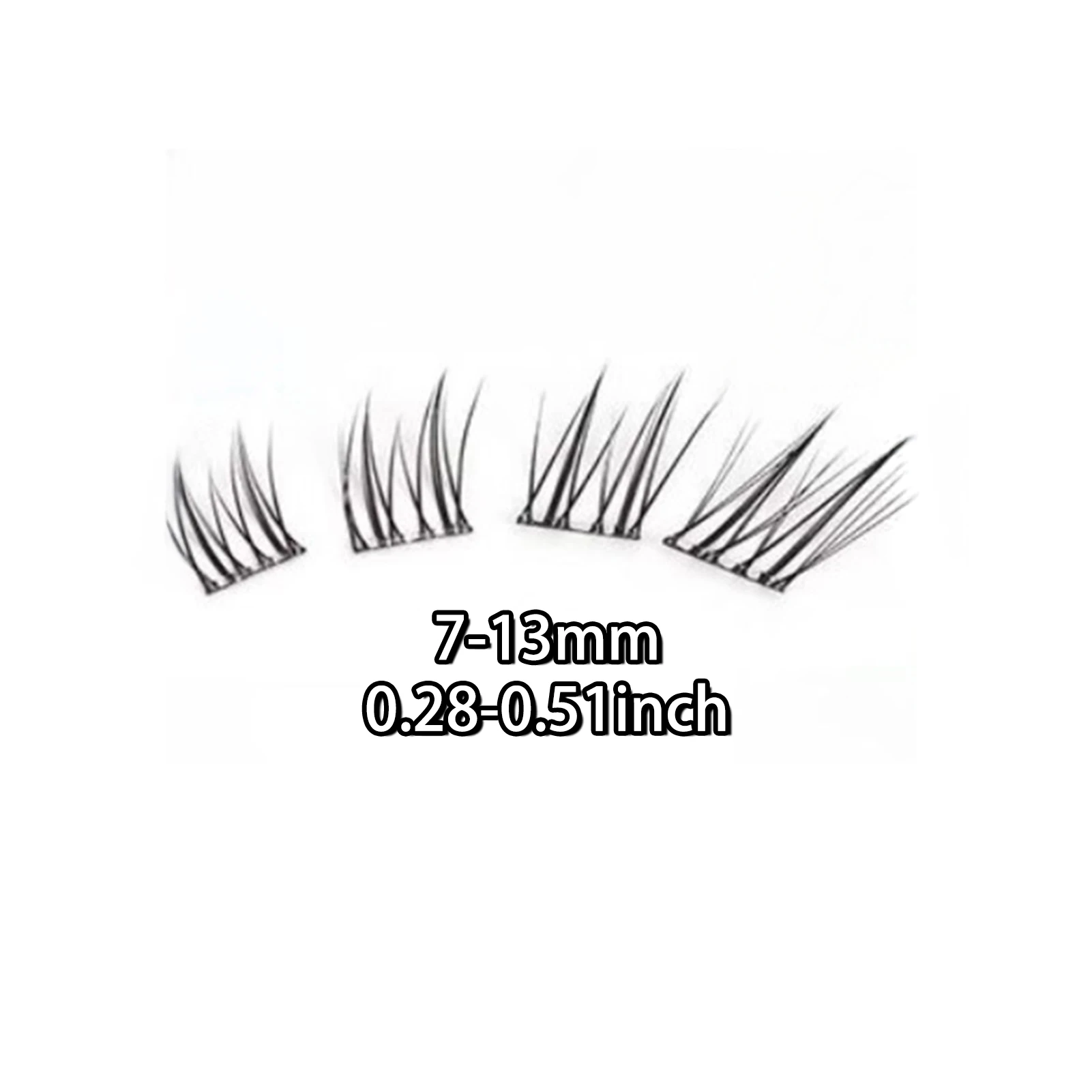 ขนตาปลอม Fox-Eye ไม่ต้องใช้กาว ต่อขนตาแบบธรรมชาติ หนา ฟู งอน แบบแบ่งส่วน สำหรับแต่งหน้าแบบคลาสสิกและคอสเพลย์