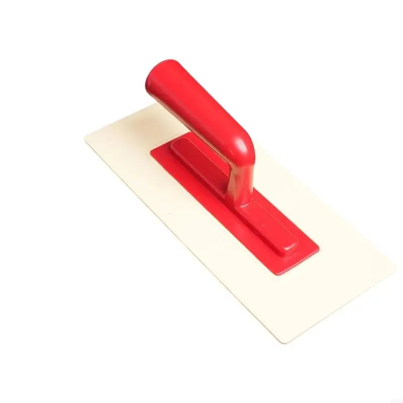 Red Handle Plastic Trowel for Wall Plastering and Art Projects ABS Materials 
