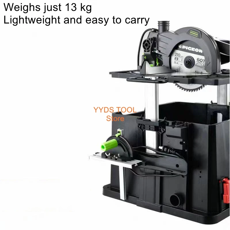 Dual-Mode Multi-Function High-Precision Table Saw, Mitre Saw, Compact Woodworking Combination Saw, Aluminum Cutting Machine