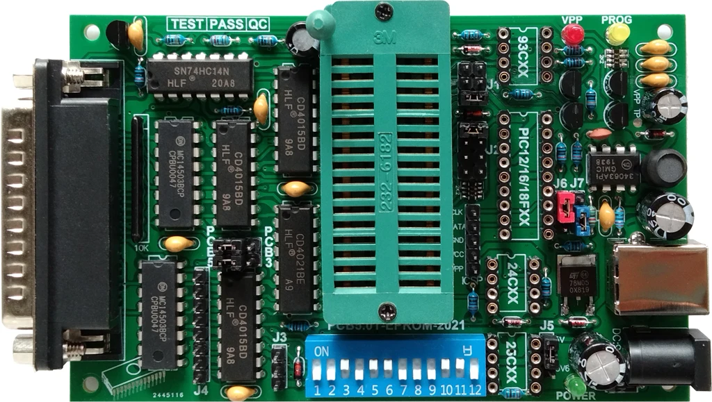 Pcb5 Multifunctional Programmer Willem Burner EPROM Flash MCU Motherboard BIOS Writing