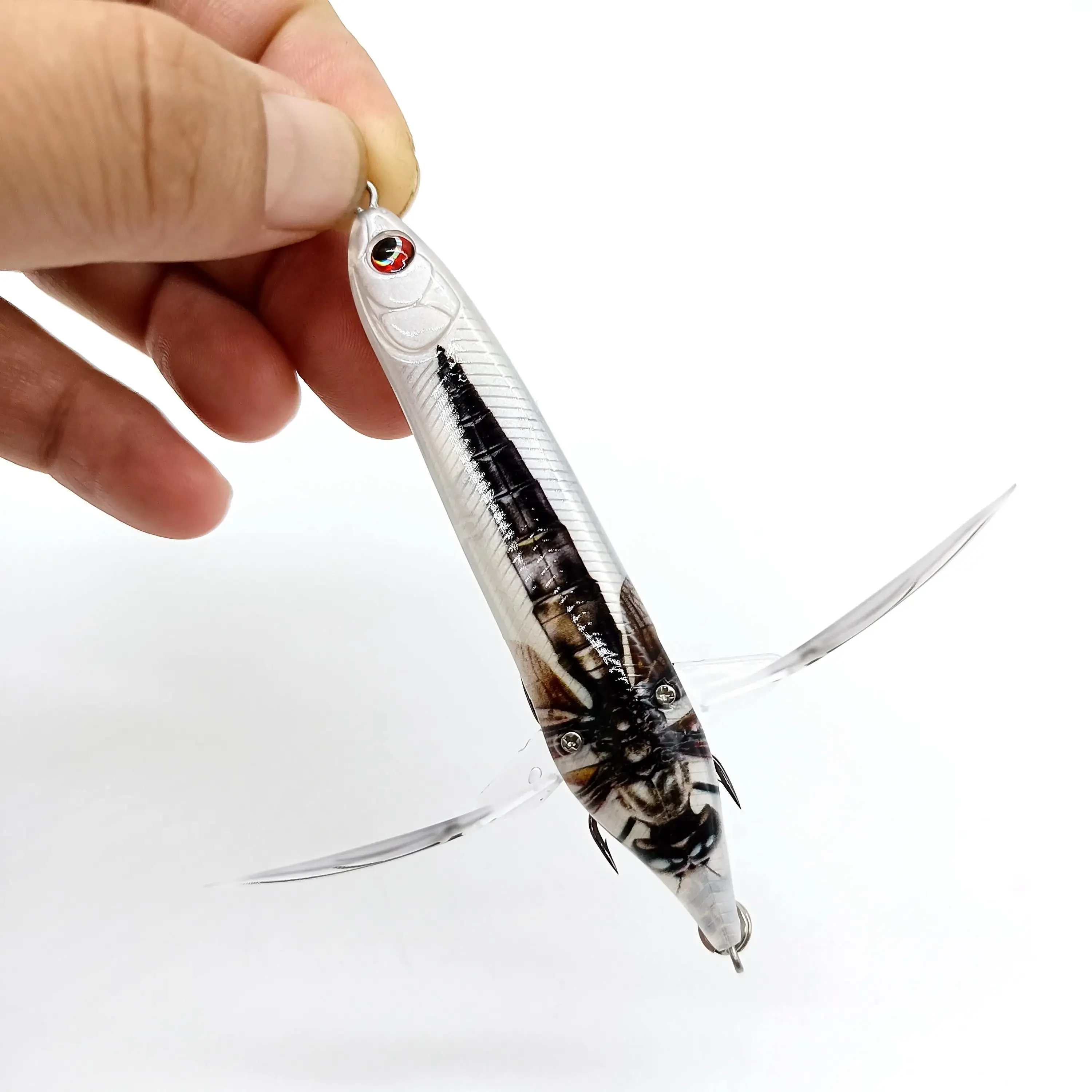 

DUODUOYU, 1 шт., новинка 2023 года, приманка для рыбалки в виде стрекозы, 6,5 г, 80 мм, крыло, плавающая искусственная приманка, воблеры, аксессуары для рыбалки