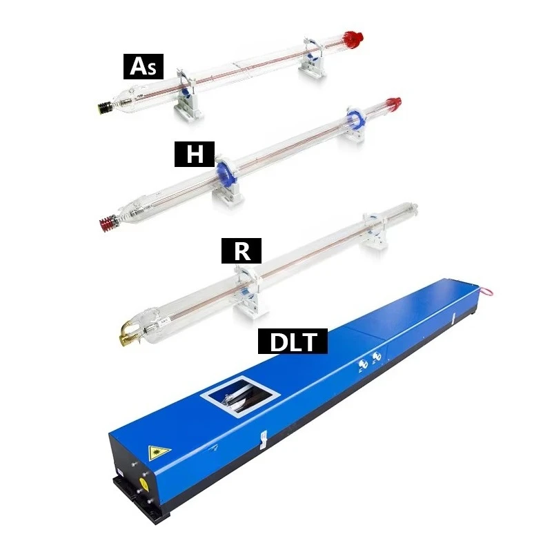 28-300w CO2 Tube DLT Series Beam Comined CO2 Equipment Parts for Cutting Engraving Machine