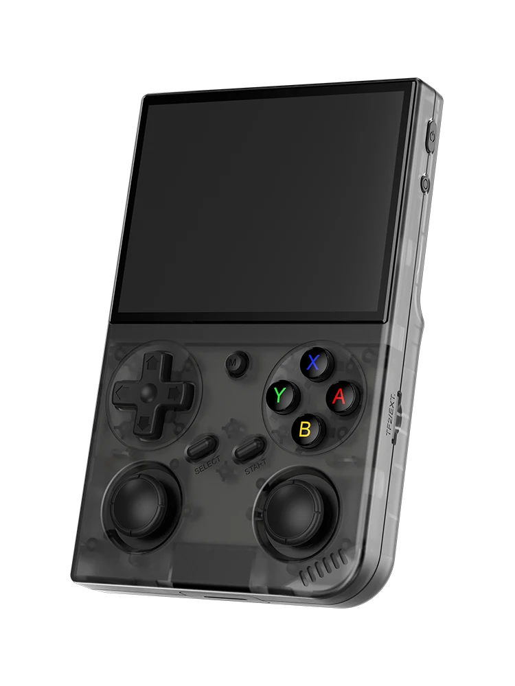 BATLEXP G350 Console de jeu rétro système Linux RK3326 Console de jeu portable 64G 4000 + jeux écran IPS 3.5 pouces batterie 3200mAh