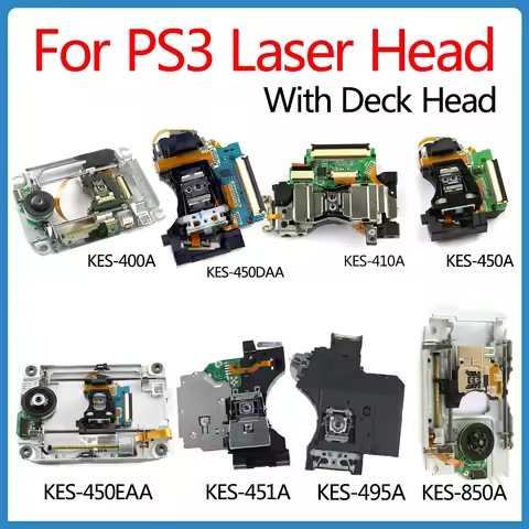 Original New For PS3 Laser Head For PS3 KEM 400A 410A 450A 450DAA 450EAA 451A 495A 850A Laser Lens Optical Pick Up With Deck