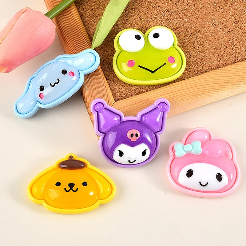 Sanrio Mini Luminous Coulomi My Melody Resin Flatback Cabochons For Diy Jewelry Making Cartoon Handmade Crafts Materials