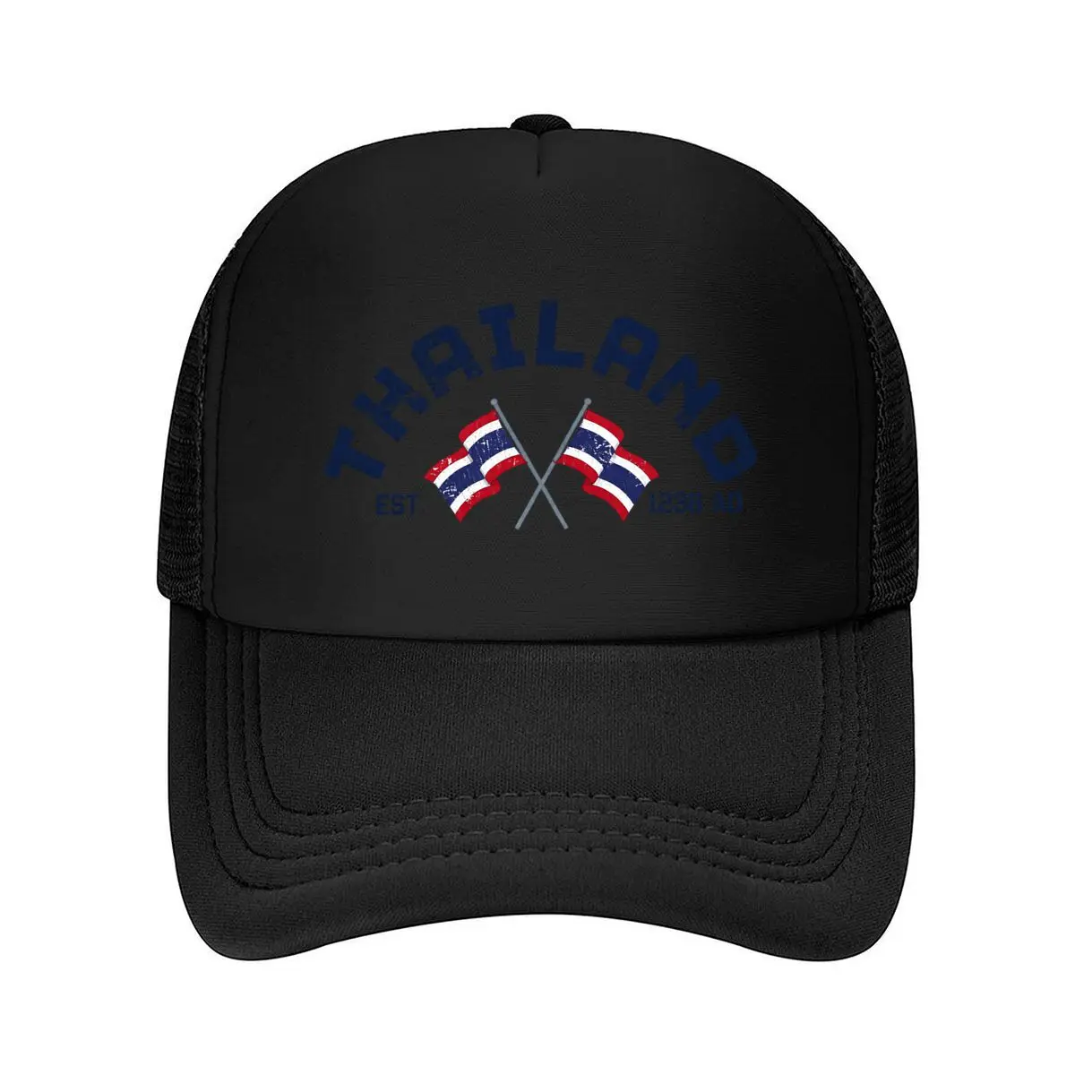 Thailand Est 1949 Krung Thep Maha Nakhon Capital Design Mesh Baseball Cap Hip Hop Dad Hat For Womens Unisex Female