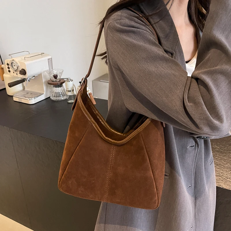 

Женская модная сумка через плечо из искусственной кожи, шикарная большая сумка большой емкости, однотонная сумка-хобо с напуском, простая сумка-тоут на молнии