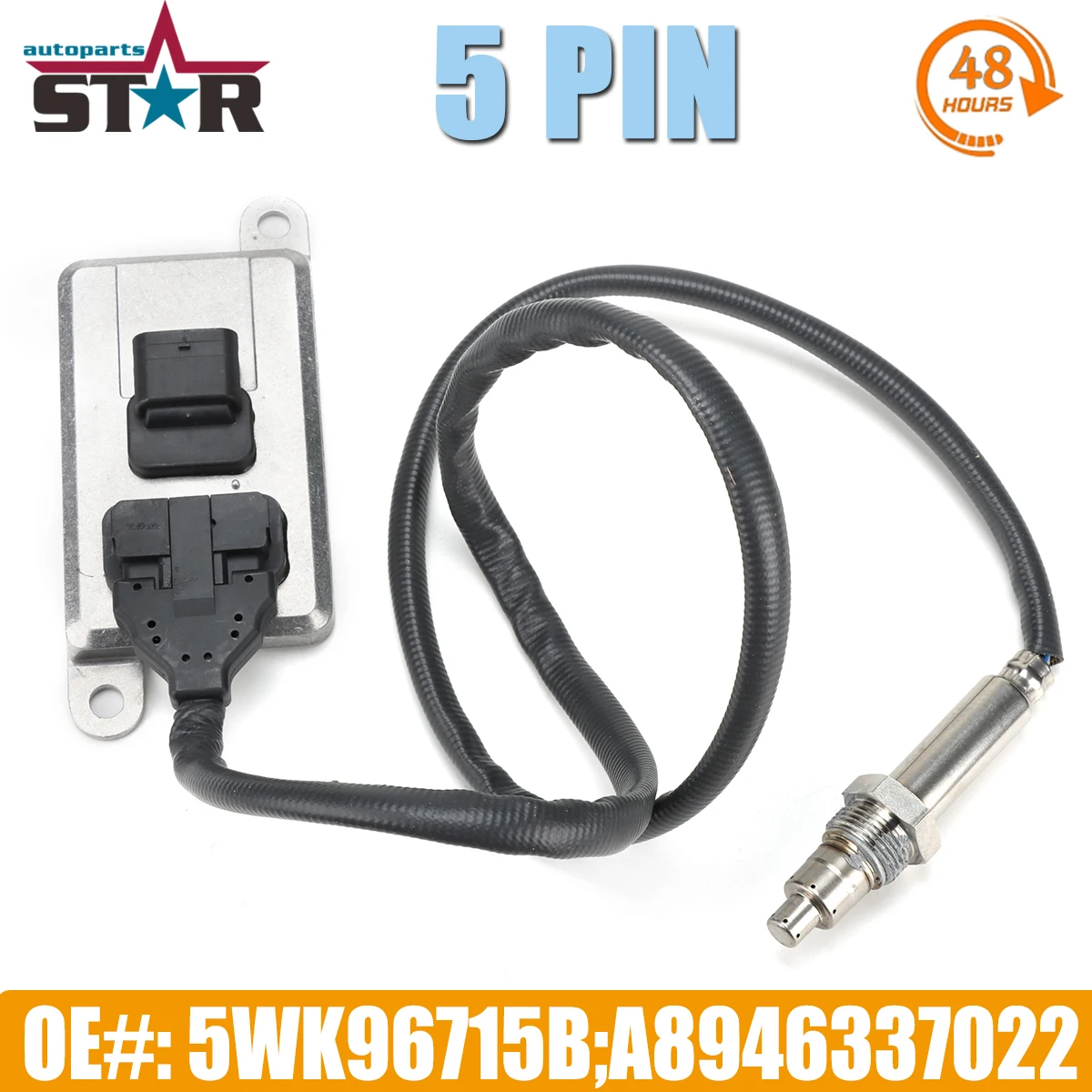 5WK96715B A8946337022 Nitrogen Oxide Nox Sensor for Toyota Dyna Tuoake HZK600 HZK610 HZK630 HZK645 SNS 24V N04C4000CC DIESEL