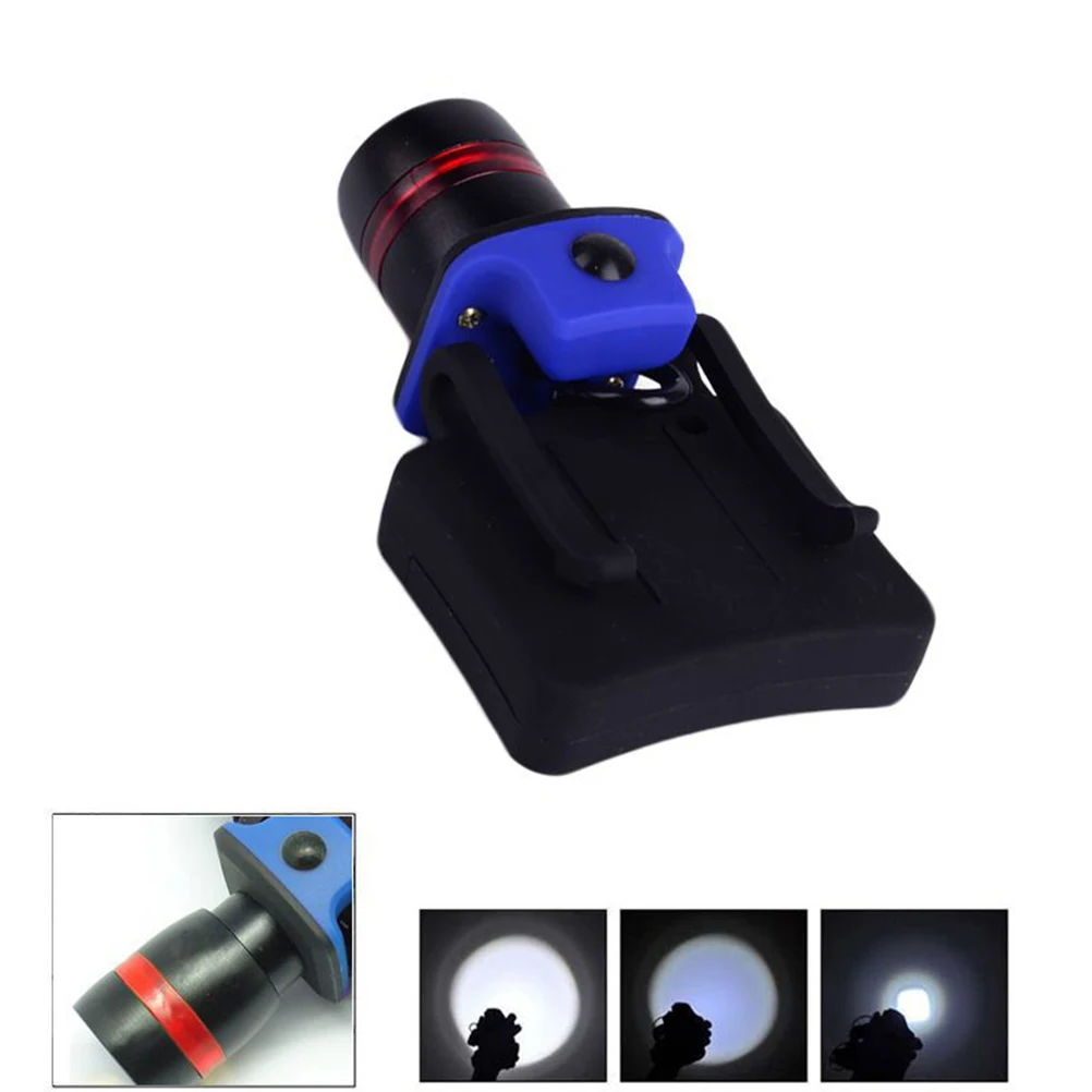 

LED Cap Clamp Light Headlamp for Camping Fishing Hiking Night Flying Sailing Caving Hunting Clip on Hat Flashlight Hand Free