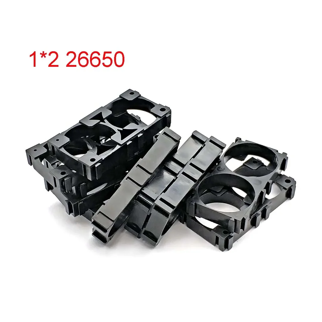 2S 26650 Battery Holder 26650 Bracket Cell Safety Anti Vibration Plastic Brackets DIY 26650 26700 26800 Bracket