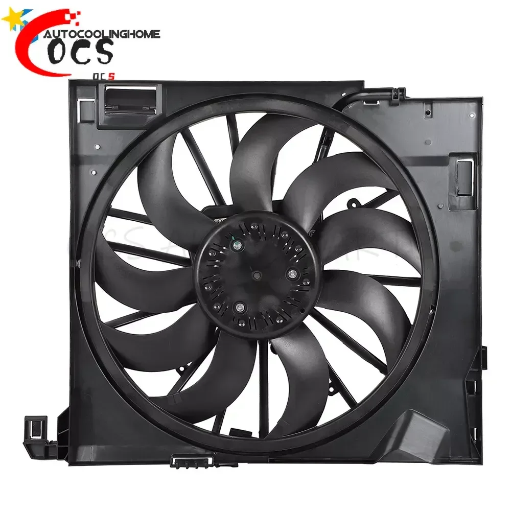 Электрический вентилятор радиатора с двигателем для JAGUAR XF X250 XJ XKR C2D24144 C2P17030 C2D38737 C2P17120 C2P25886 9W83-8C607-BG