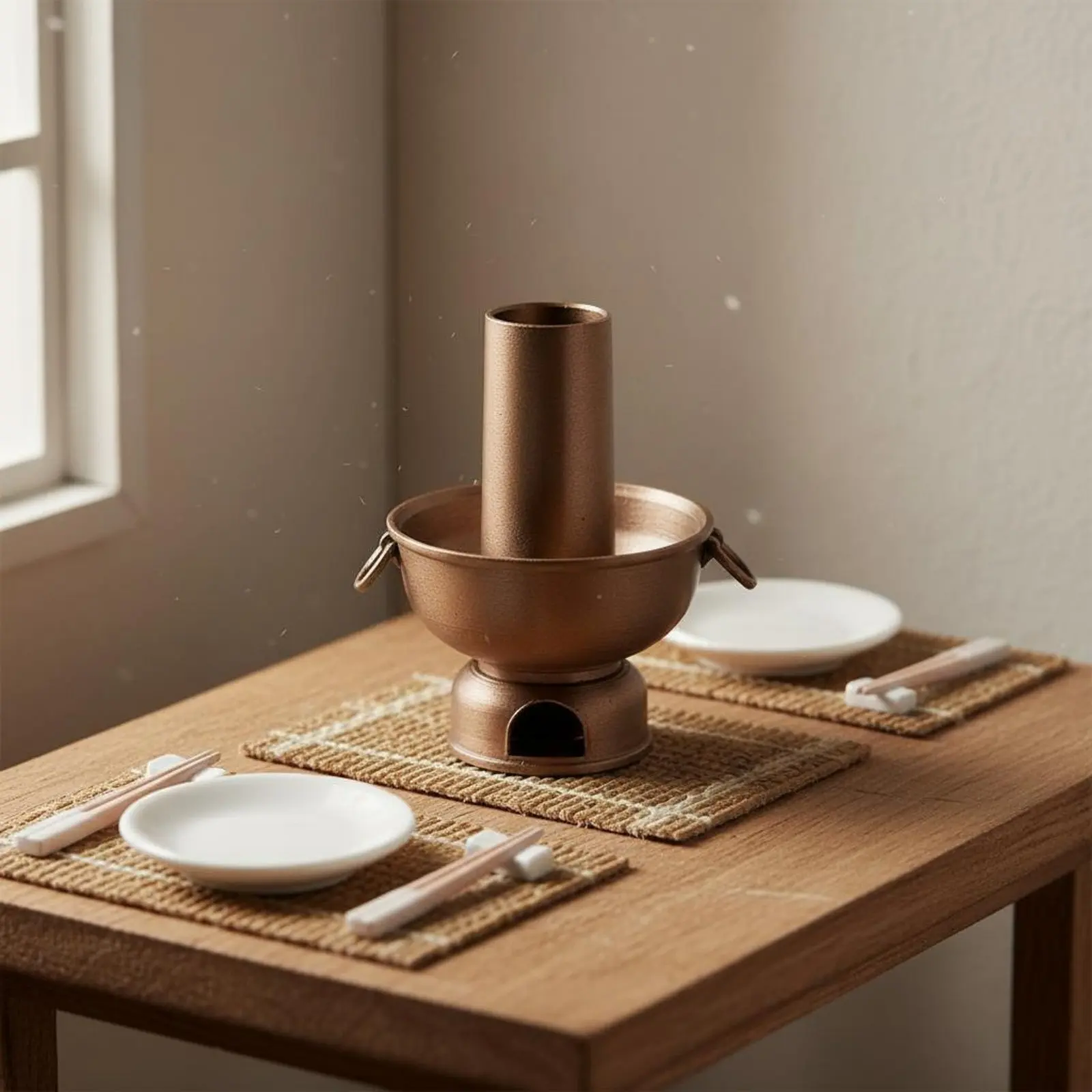 Dollhouse Hot Pot Realistic 1:12 Scale Hot Pot Model
