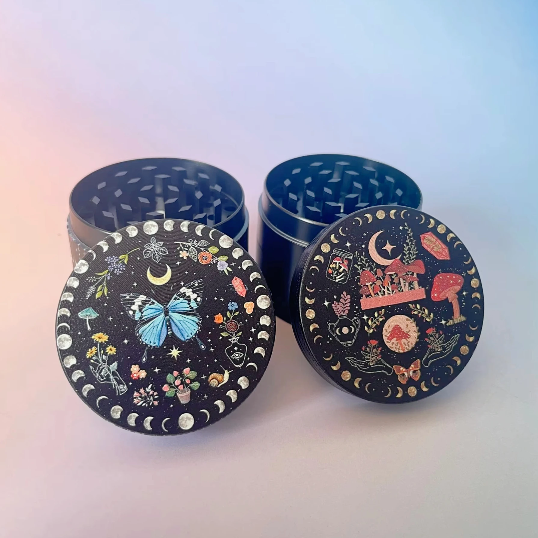 Black Collection Metal Herb Grinder 2inch/50mm
