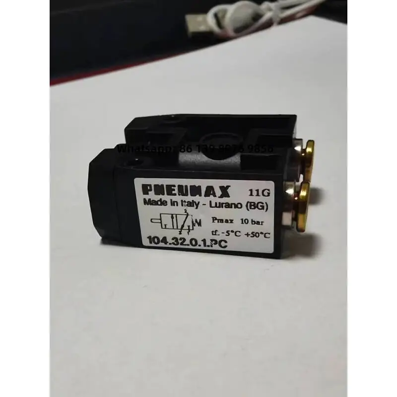 Italy Pneumax Brand New Original Imported Normally Open/Closed Solenoid Valve Model 104.32.0.1.Pc.Pa