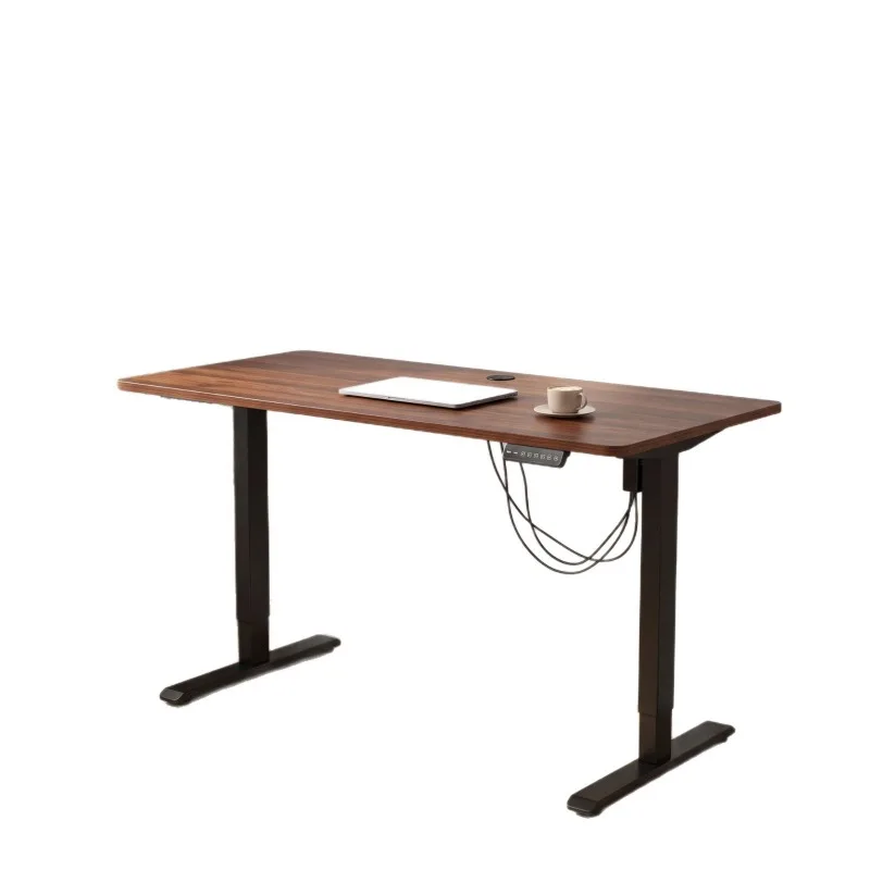 Electric height-adjustable computer desk, home office  simple bedroom desk, thickened gaming , adjustable workbench