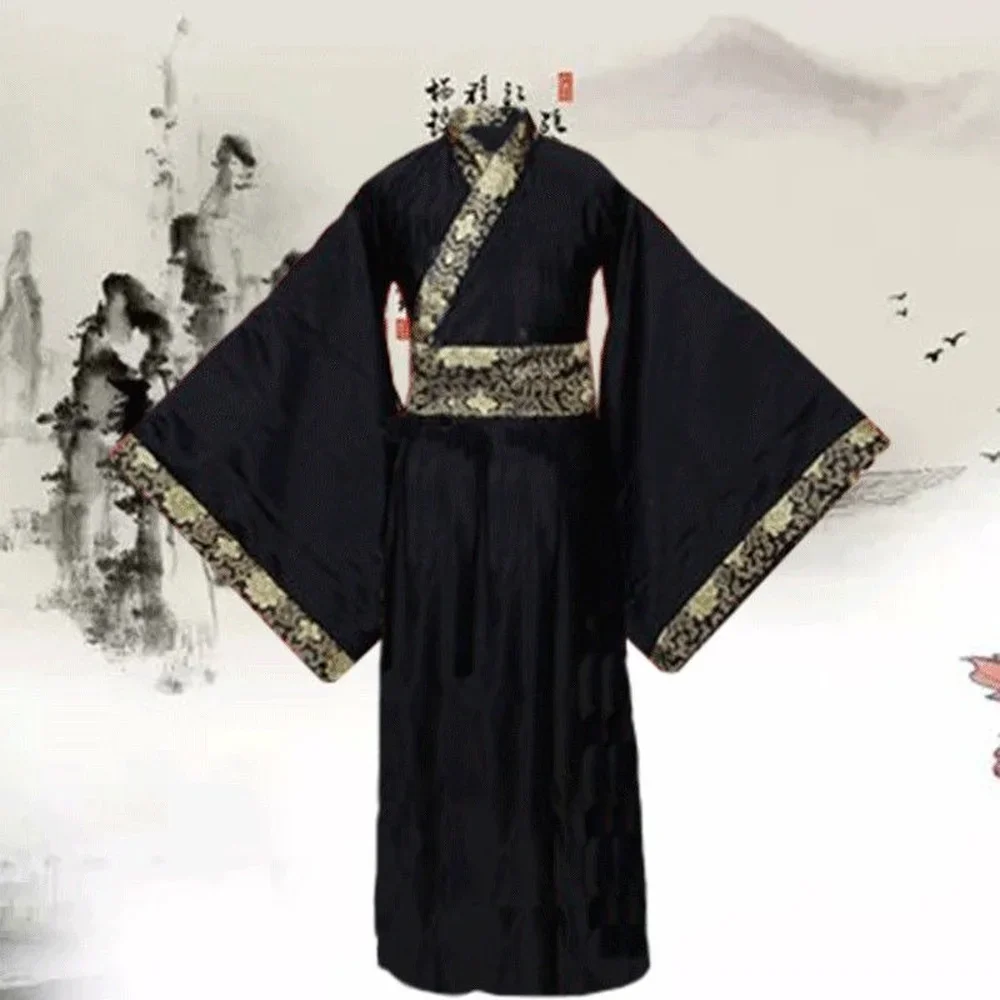 Costume Hanfu court pour homme, style national chinois ancien, tenue de héros et de savant, pour photographie et performance