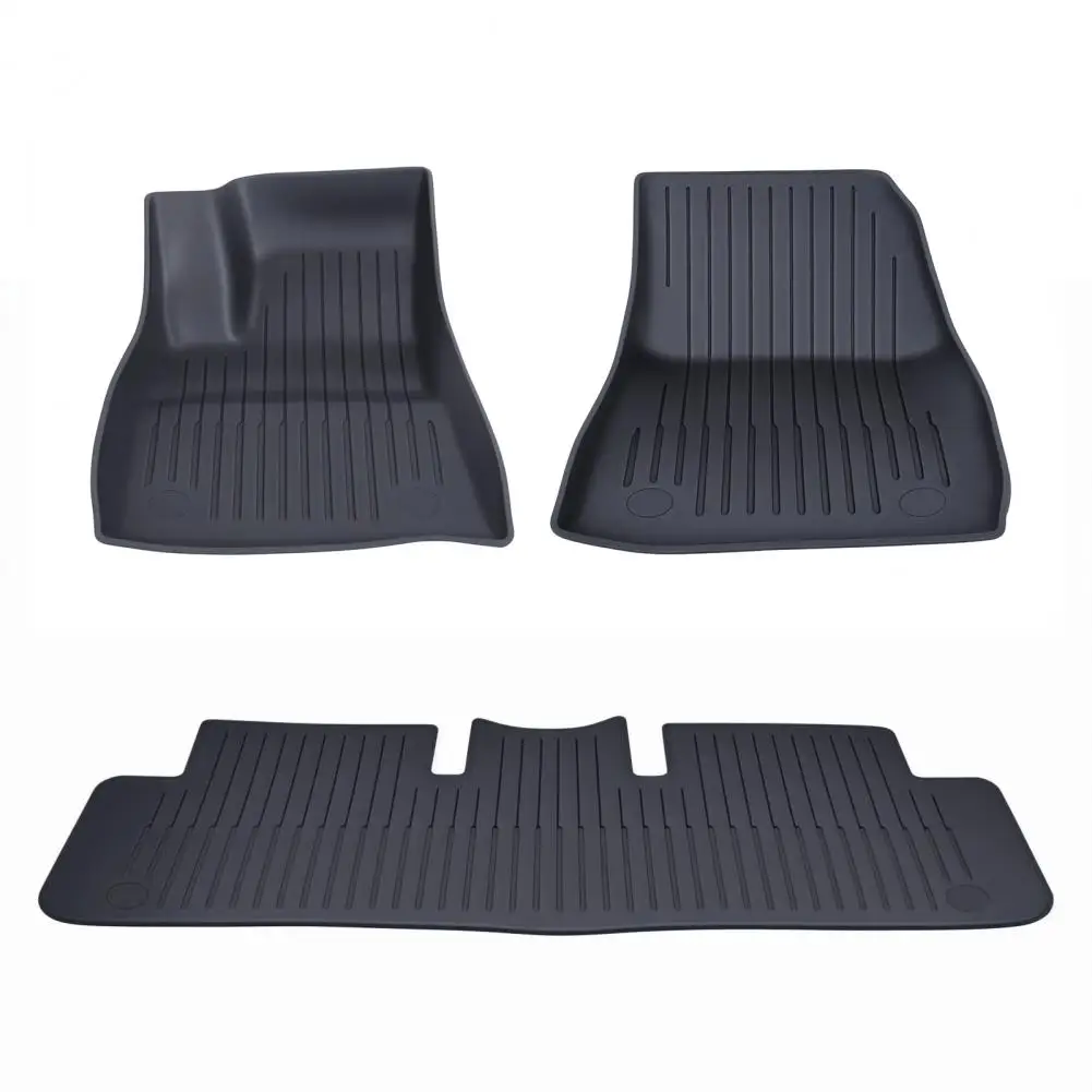 

Floor Mat Full Set, Superior Carpet Floor Mats for Tesla Model 3 2024, TPE Automotive Interior Cargo Liners Trunk Mats