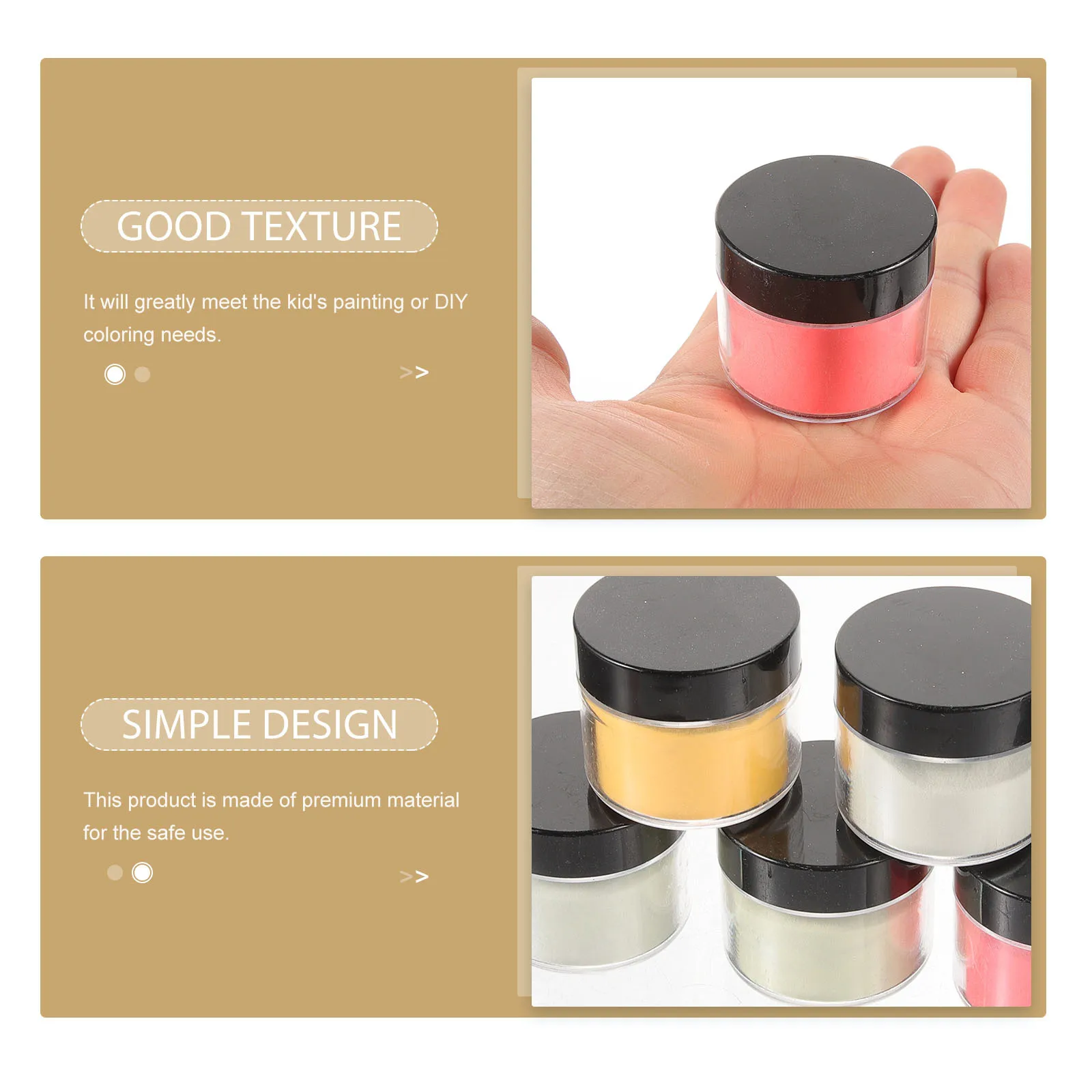 

5Pcs Glow in The Dark Nail Powder Luster Pigment Powder for DIY Nail Art Soap Epoxy Resin Pigment for Epoxy Resin