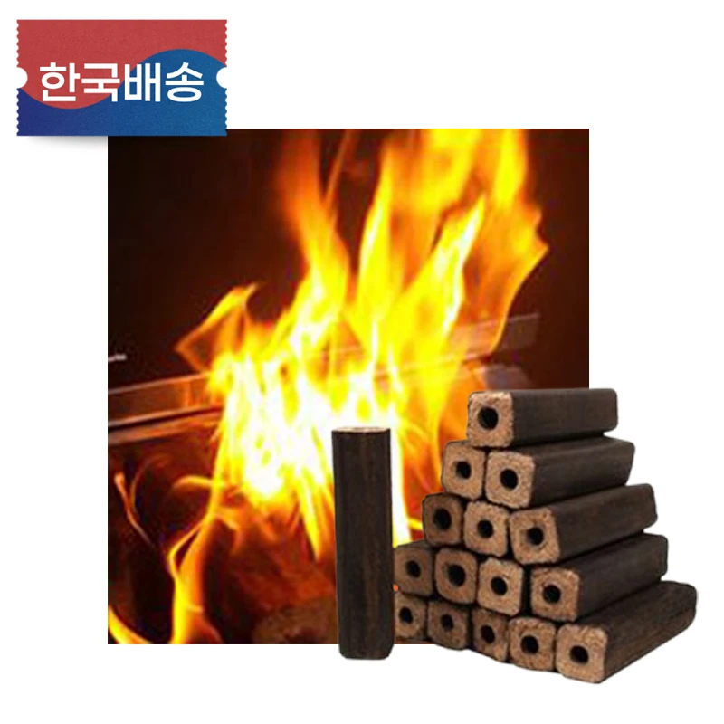 Crewpick Square 9,5 kg Camping Mini llama comprimida leña doméstica Fire Bull Brasero barbacoa