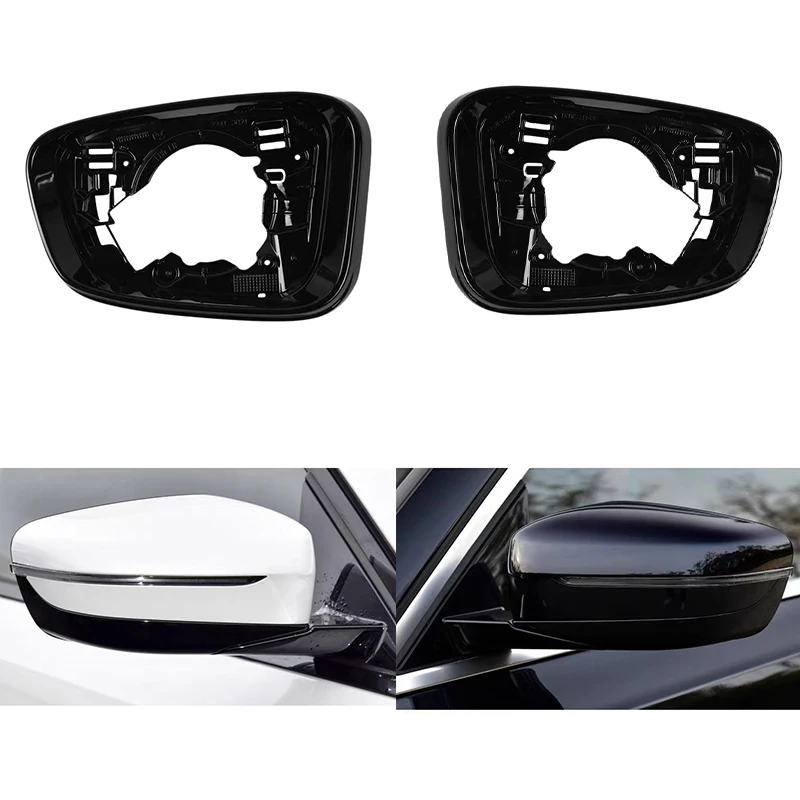 Side Mirror Frame Ring for BMW 3 Series G20 G21 G28 2019-2022 Pre-LCI Rearview Mirror Bezel Left+Right 51167498193 51167498194