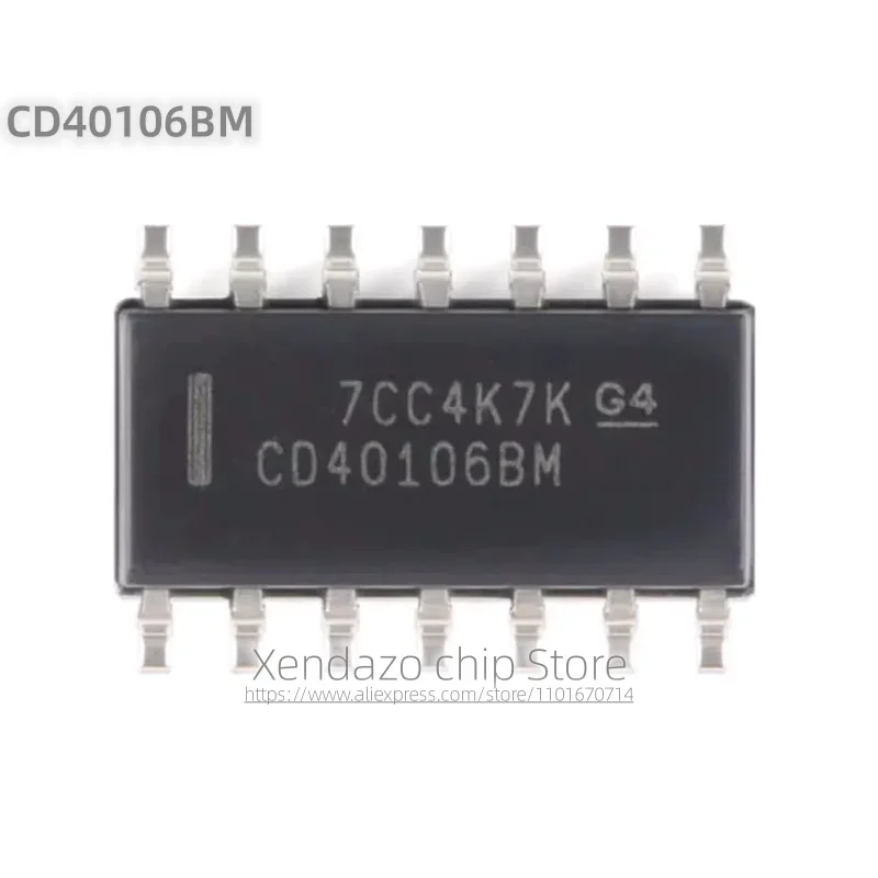 10pcs/lot CD40106BM96 CD40106BM SOP-14 package Original genuine Logic chip
