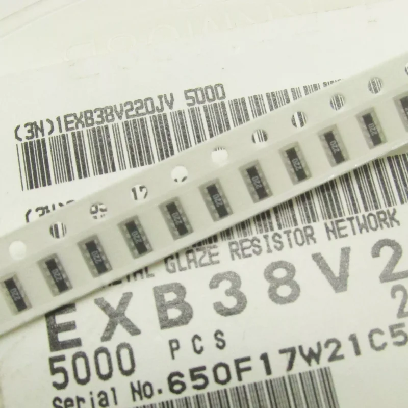 10-100pcs EXB38V220JV 22R 0603 × 4 1206 8P4R imported chip resistor