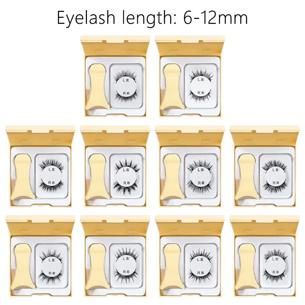 Professionelle Natürliche Nerz Falsche Wimpern Handgemachte Wiederverwendbare Wimpern Curler Verlängerung Werkzeuge 3D Make-Up-Tool Mädchen