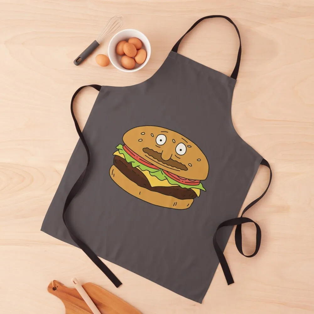 

Bob as a Burger Apron Waterproof women Women Kitchen'S Smock for hairdressing Apron