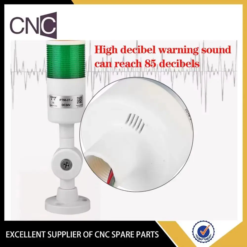 CNC equipment multi-layer warning light three-color light LED warning light signal tower light machine tool light foldable 24V