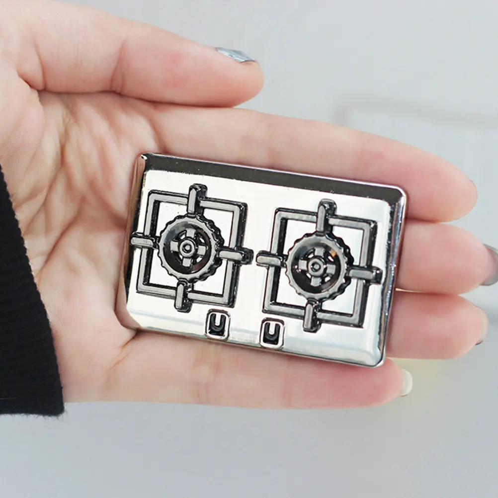 

Реалистичная миниатюрная газовая плита-игрушка для малышей: развивающая игрушка для координации рук и глаз, креативная имитация