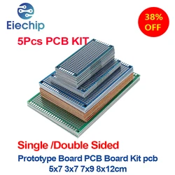 5pcs Prototype Board PCB Board Kit pcb 5x7 3x7 7x9 8x12cm Single Double Sided Prototype Main Board Protoboard Circuit Boards