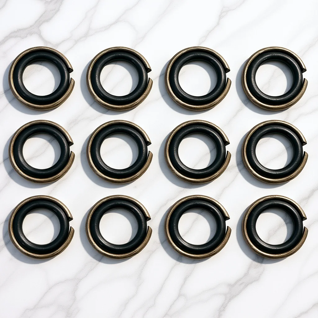 

12Sets Impact Wrench Retainer Ring Rubber O-Rings High Durability Drive Socket Retainer Replacement Kit for 125Mm Tools