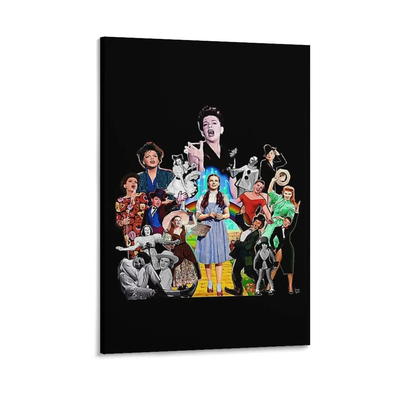 

Judy Garland tribute collage Canvas Painting Luxury living room decoration Paintings on the wall