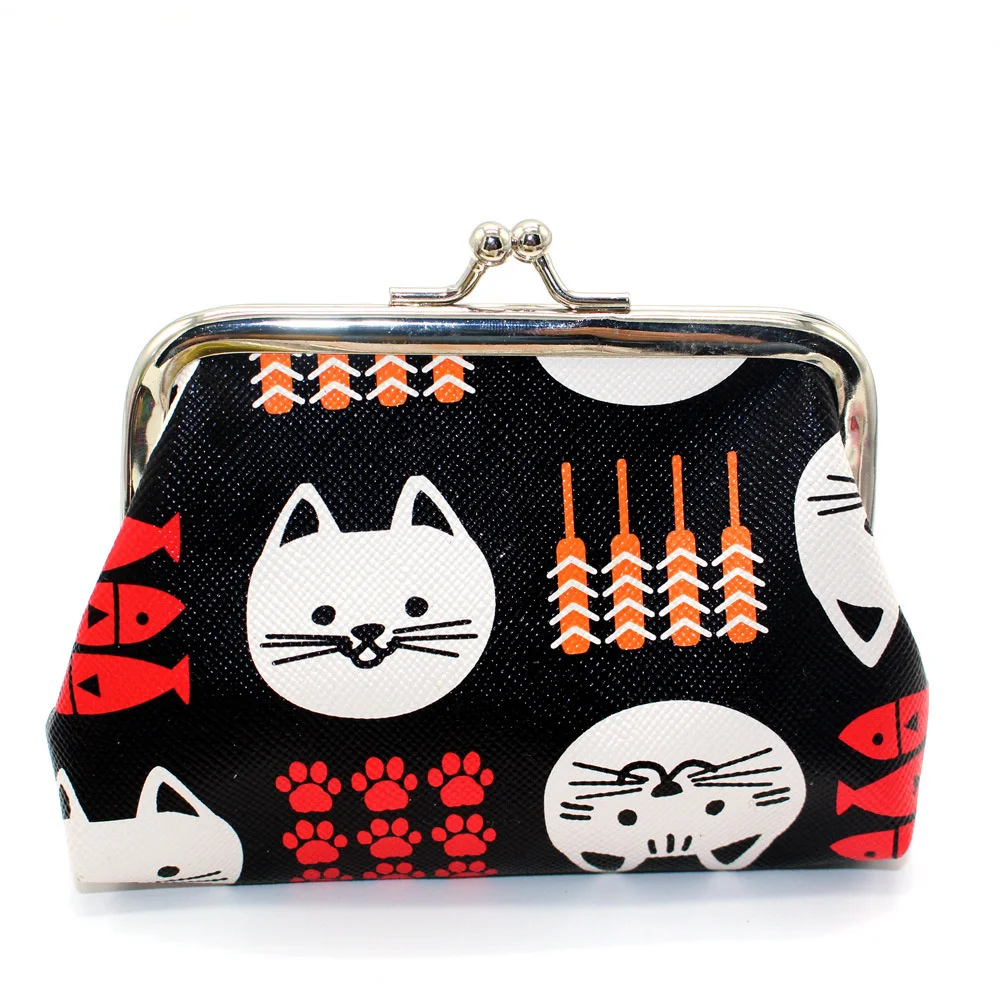 Cartoon Cat Coin Purses Women Mini Wallets Kids Clutch Money Bag Female Pouch Change Purse Women Cute Girls Wallet