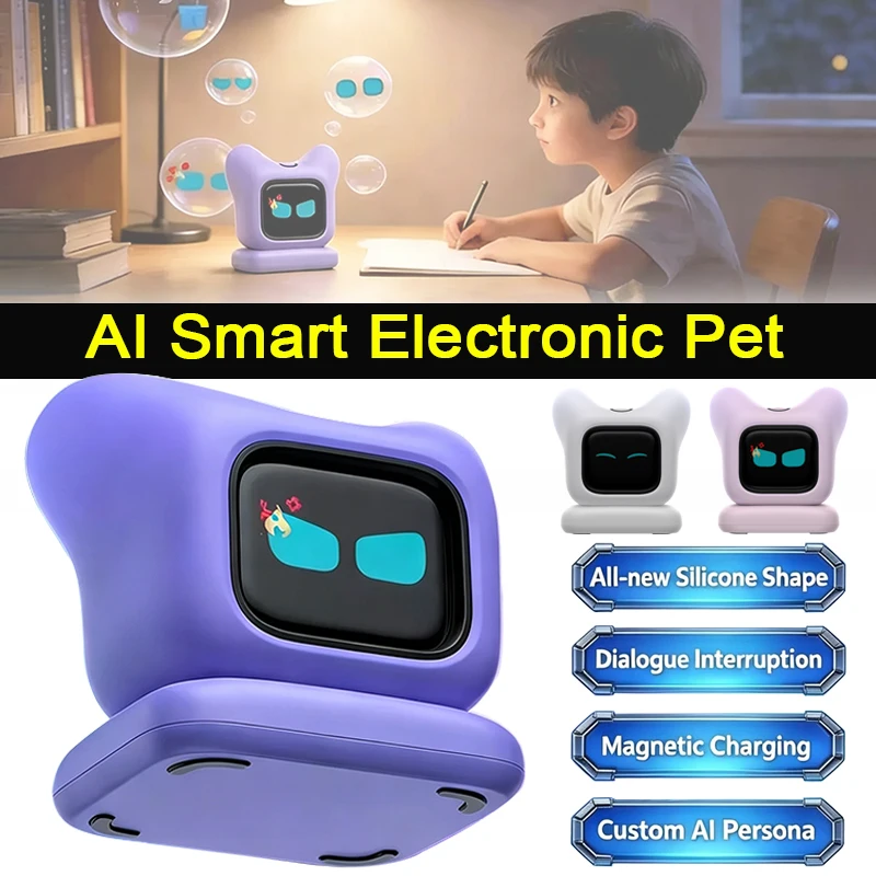 AI Smart Electronic Pet AI Voice-Activated Electronic Pet Car Robot Emotional Interaction Chatbot AI Deepseek for Birthday Gift