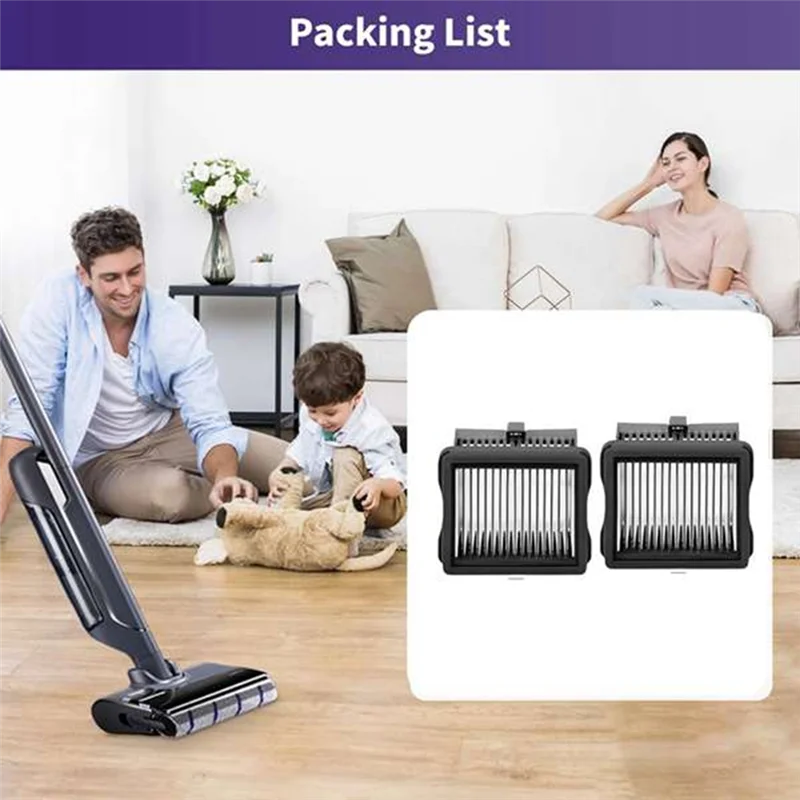 

A50Q-Премиумный набор фильтров из 2 предметов для беспроводного пылесоса NARWAL S20 Pro, сверхпрочные аксессуары для влажной и сухой уборки