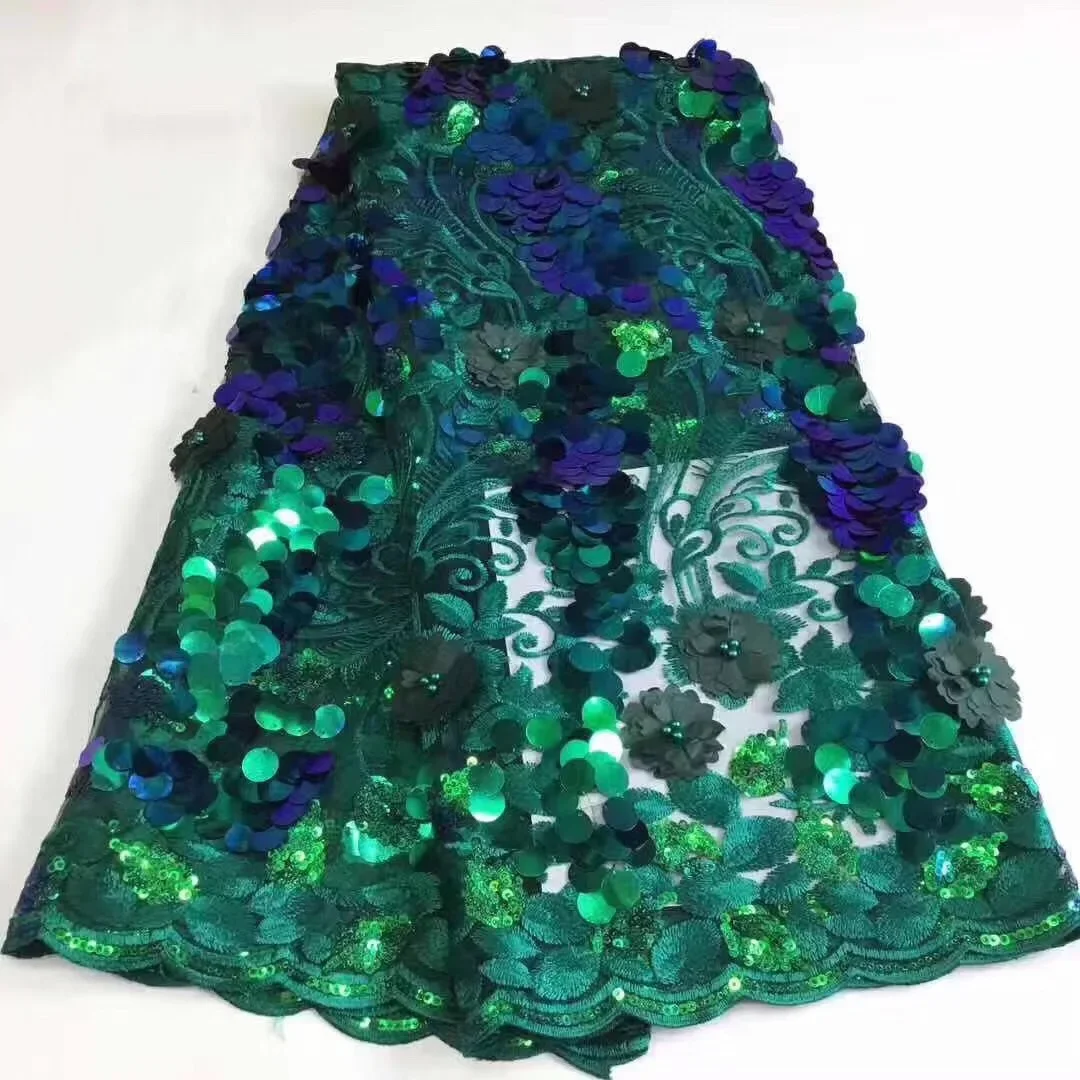 

2018 Latest French Nigerian Laces Fabrics High Quality Tulle African Laces Fabric Wedding African French Tulle Lace Fabric