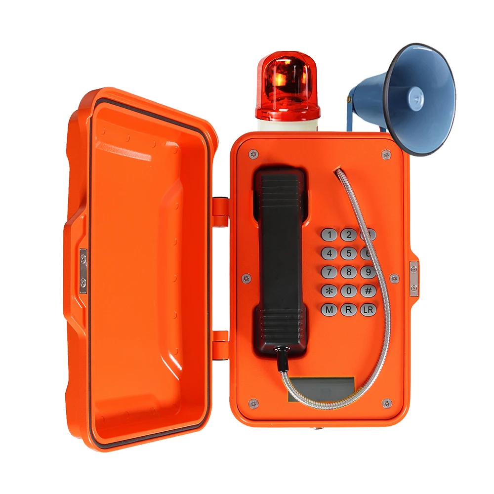 Outdoor Loudspeaker Industrial Telephone,Analog/SIP/GSM Heavy Duty Broadcast Telephones System