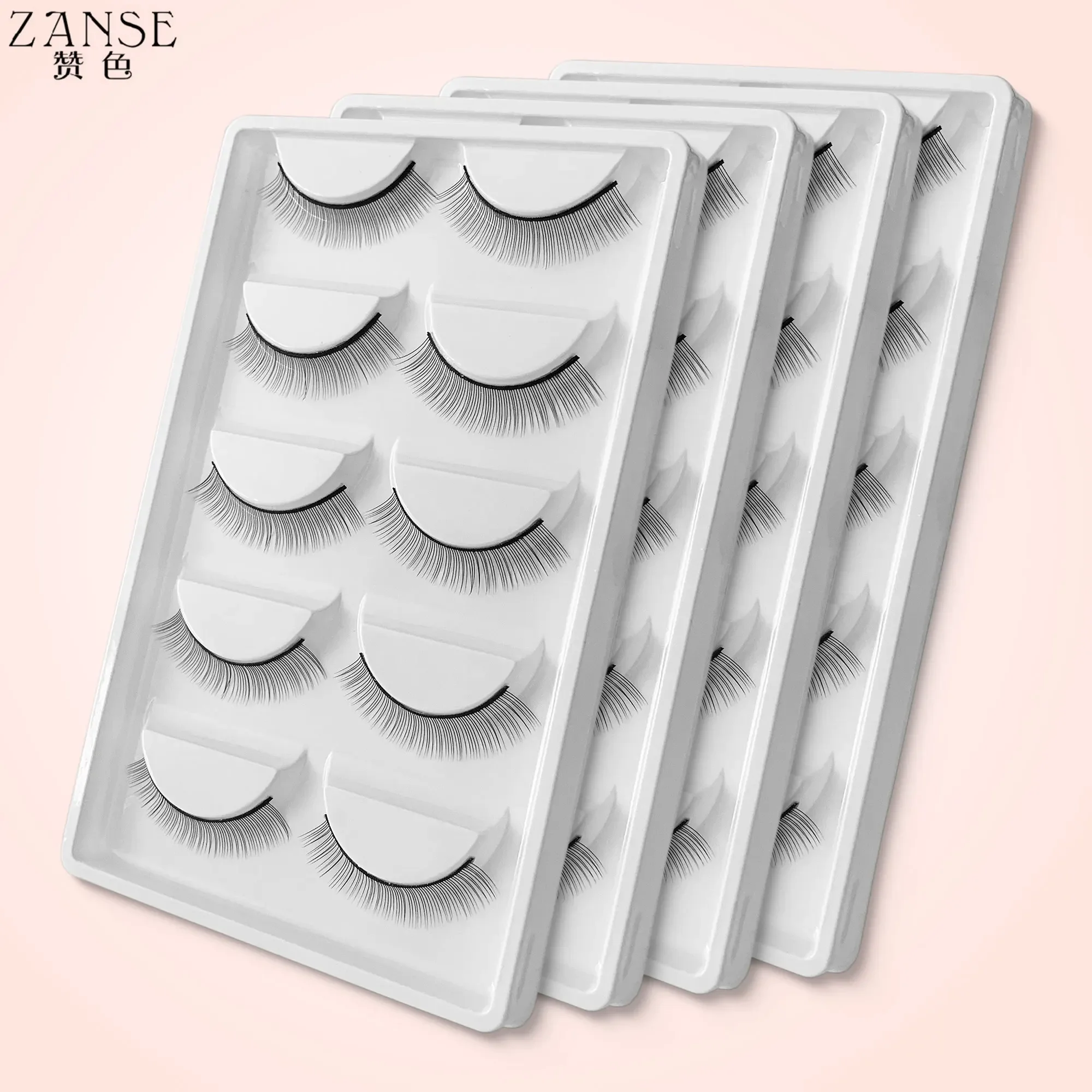 10Boxes Training Lashes Beginner False Eyelashes Practice Lashes Strip Individual Lash  Extension Supplies Makeup Tools