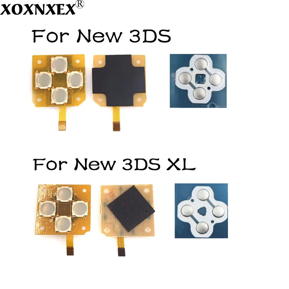 

Для нового контроллера 3DS XL LL, проводящая пленка, кнопка, печатная плата, D-Pad, металлическая купольная клавиатура с перекрестной кнопкой направления