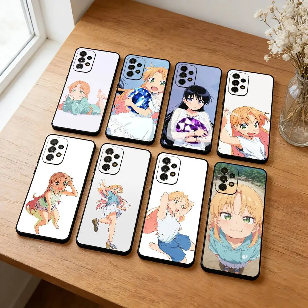 

R-Ruri Rocks Phone Case For Samsung S25,S24,S23,S22,S21,S20,Plus,lite Soft Black Shell