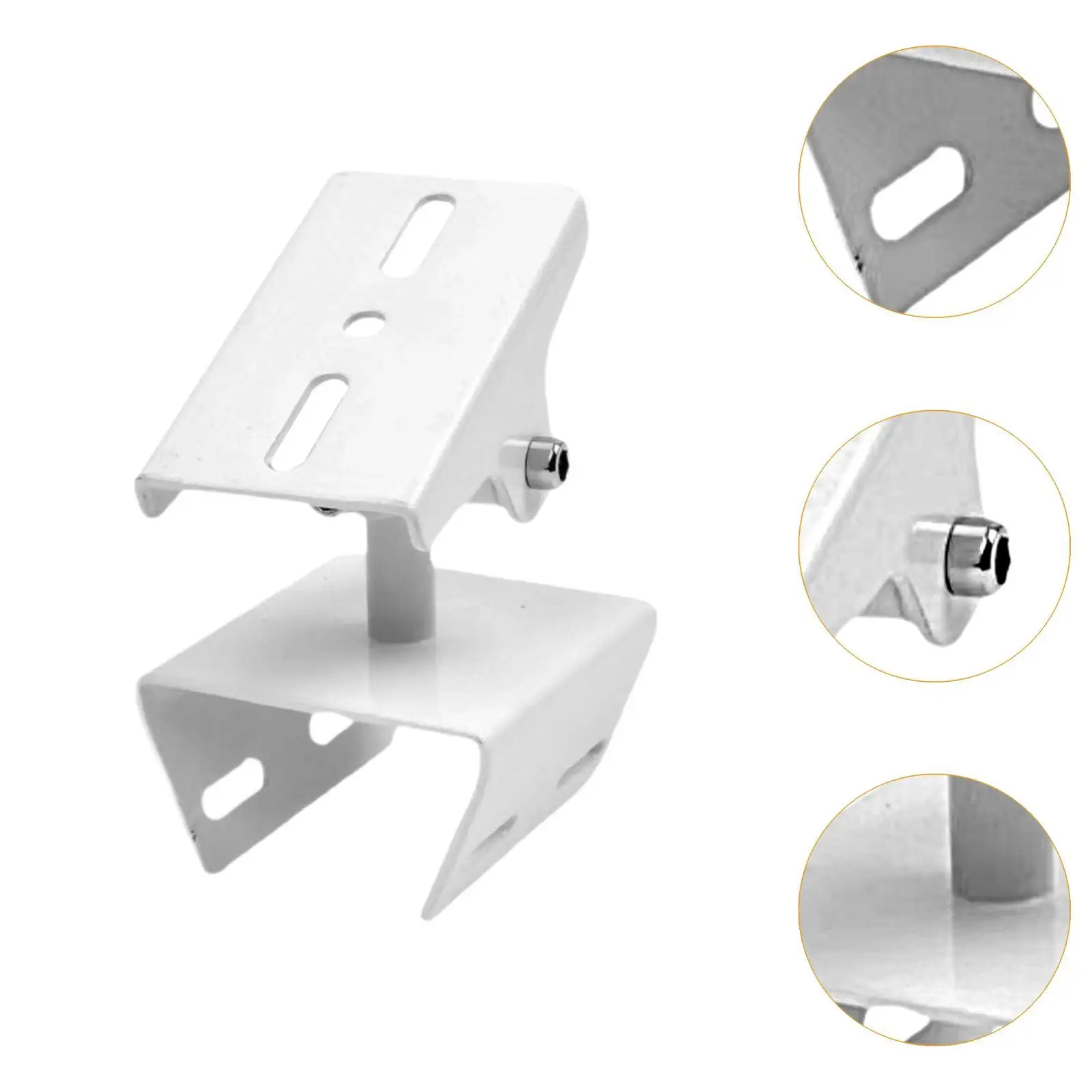 Security Camera Pole Mounting Bracket, Universal Joint Bracket, Cabeça de Duckbill estável e resistente para câmeras de segurança, interior e exterior